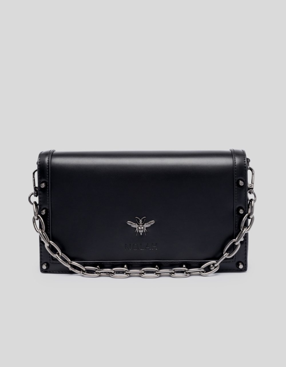 Black evening bag